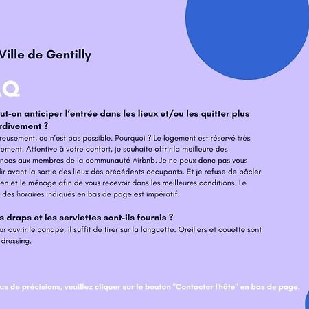 Paris Gentilly Appartement Tout Equipe - Rer B Exterior foto